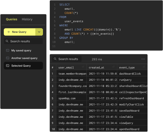 ClickHouse interactive SQL image